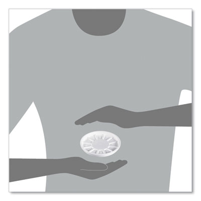 Vented Foam Lids, Fits 6 oz to 32 oz Hot Cups, White, 50/Pack, 10 Packs/Carton