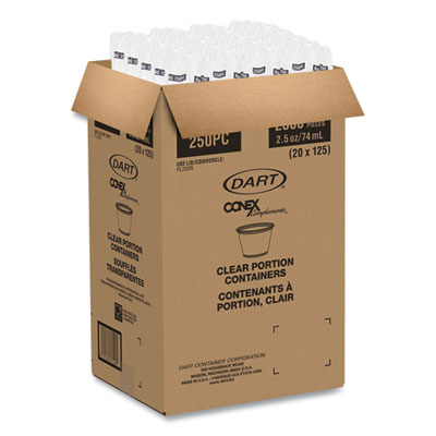 CUP,2.5OZ,PRTN,20/125,CLR