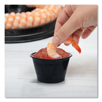 CUP,PRTN,4OZ,PLAS,BK