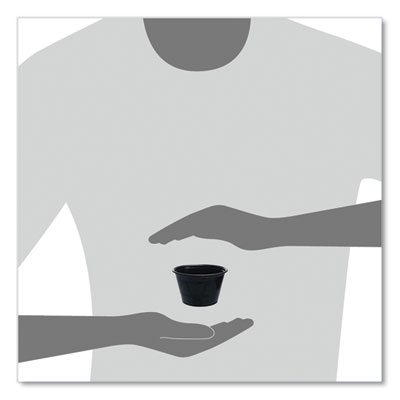 CUP,PRTN,4OZ,PLAS,BK