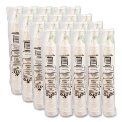 Bare Eco-Forward Paper Cold Cups, 9 oz, Green/White, 100/Sleeve, 20 Sleeves/Carton