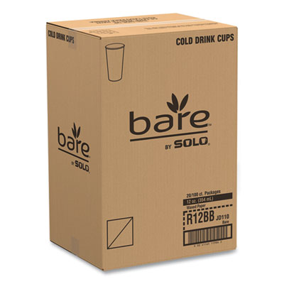 CUP,12OZ TRD PPR, BARE