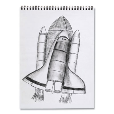 Art1st Artist's Sketch Pad, Unruled, 30 White 9 x 12 Sheets