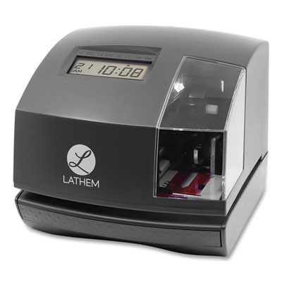Lathem® Time 1600E Tru-Align(TM) Time Clock & Stamp