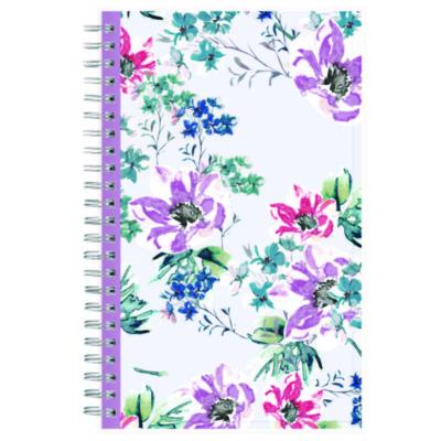 Blue Sky Laila Create-Your-Own Cover Weekly/Monthly Planner, Wildflower Artwork, 8 x 5, Purple/Blue/Pink, 12-Month (Jan to Dec): 2025 (BLS137276) BLS137276