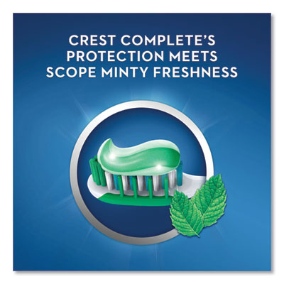 Complete Whitening Toothpaste + Scope, Mint, 0.85 oz Tube, 72/Carton