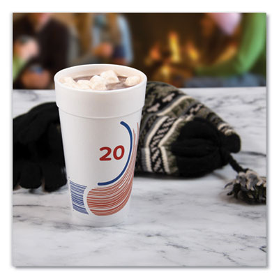 CUP,20OZ,FOAM,RD