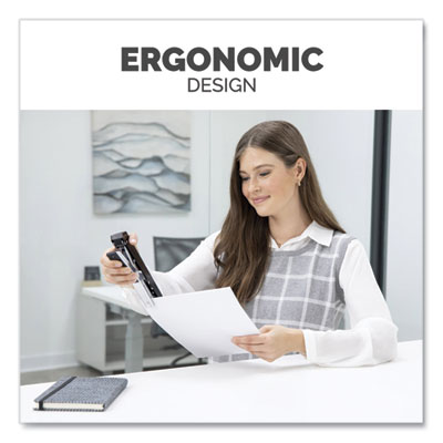 LX890 Handheld Plier Stapler with Antimicrobial Protection, 40-Sheet Capacity, 0.25