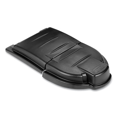 Mega BRUTE Mobile Container Lid, 30 x 49.5, Black