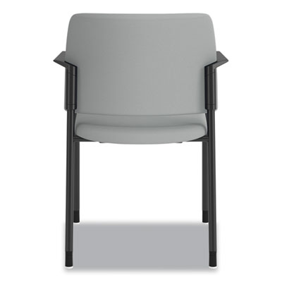 Accommodate Series Guest Chair with Arms, Vinyl Upholstery, 23.5