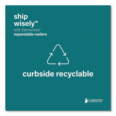 Expandable Mailer, Self-Adhesive Closure, 13.5 x 15.37 x 2.5, Kraft, 250/Carton