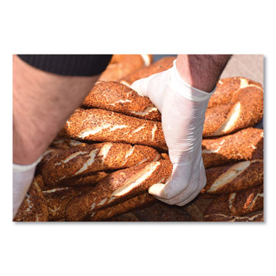 Stretch Vinyl Examination Gloves, Cream, X-Large, 100/Box, 10 Boxes/Carton