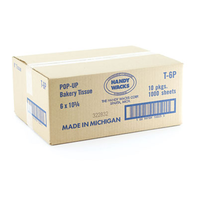 Bakery Pick-up Tissue Deli Sheets, 10.75 x 6, 1,000/Box, 10 Boxes/Carton