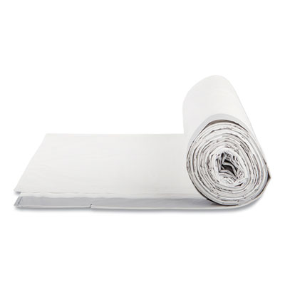 Draw-Tuff Institutional Draw-Tape Can Liners, Drawstring, 55 gal, 1.9 mil, 42.5