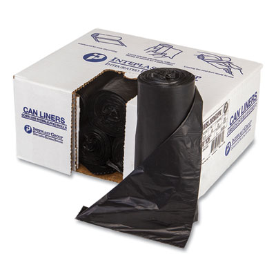 Inteplast Group Institutional Low-Density Can Liners, 10 gal, 1.3 mil, 24 x 23, Red, 250/Carton