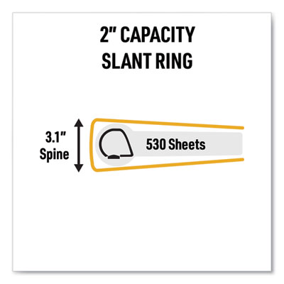 UltraDuty Safety Data Sheet Binders with Chain, 3 Rings, 2
