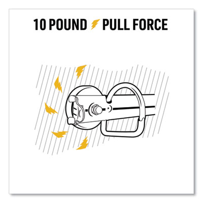 Magnetic Hanging Binder Rings, 3 Rings, 1.5