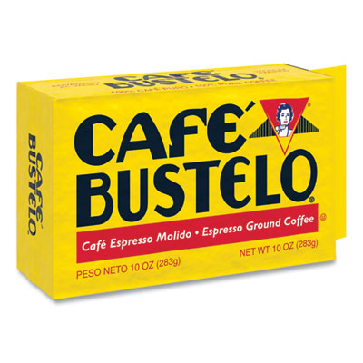 Coffee Brick, Espresso, 10 oz Brick Pack, 24/Carton