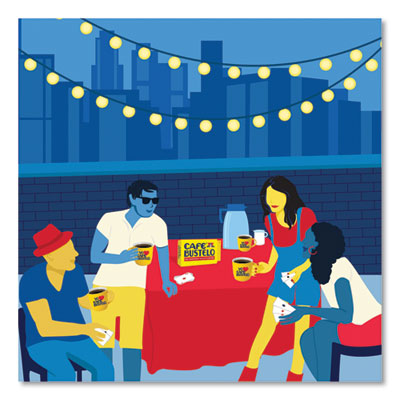 Coffee Brick, Espresso, 10 oz Brick Pack, 24/Carton