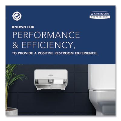 JRT Jr. Escort Jumbo Roll Bath Tissue Dispenser, 16 x 5.75 x 13.88, Pearl White