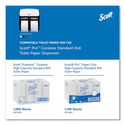 Pro High Capacity Coreless SRB Tissue Dispenser, 11.25 x 6.31 x 12.75, White