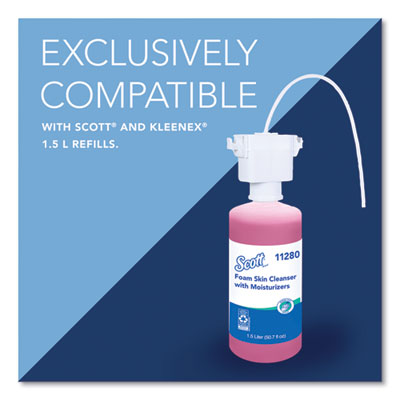 Touchless Counter Mount Skin Care Dispenser, 1.5 L, 2.12 x 4.25 x 5.56, Chrome