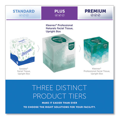 Naturals Facial Tissue, 2-Ply, White, 90 Sheets/Box