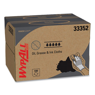 WypAll® Power Clean Oil, Grease & Ink Cloths