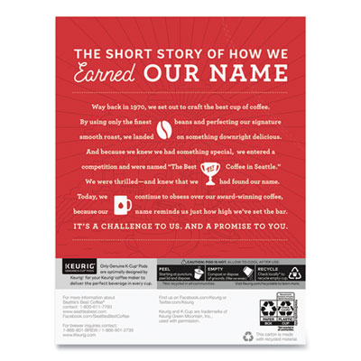 House Blend Coffee K-Cup, 24/Box, 4/Carton