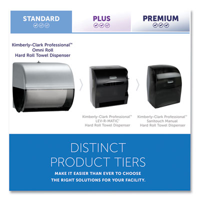 Omni Roll Towel Dispenser, 10.5 x 10 x 10, Smoke/Gray