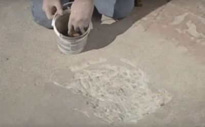 Concrete Saver TurboKrete Concrete Patching Compound Kit, Large, 3.49 gal Kit-Storage Bucket, Light Gray