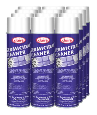 Germicidal Cleaner, Country Fresh Scent, 19 oz Aerosol Spray, 12/Carton