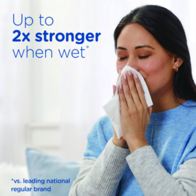 Ultra Soft Facial Tissue, 2-Ply, White, 72 Sheets/Box, 24 Boxes/Carton