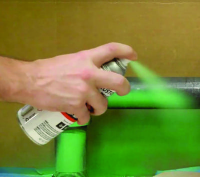 Industrial Choice 1600 System Multi-Purpose Enamel Spray Paint, Flat Gray, 12 oz Aerosol Can, 6/Carton