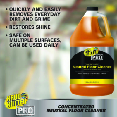 Concentrated Neutral Floor Cleaner, Pine Scent, 1 gal Bottle, 4/Carton