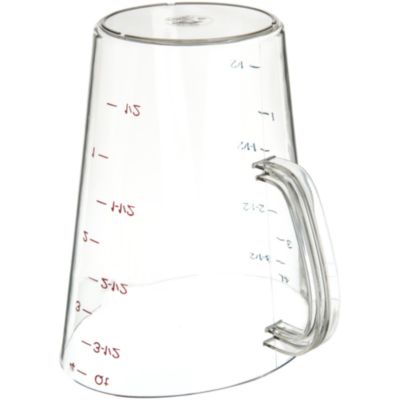 Commercial Measuring Cup, 1 gal, Clear