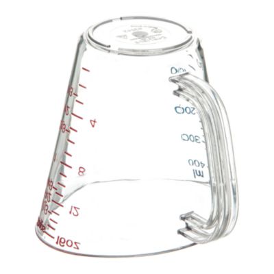 Commercial Measuring Cup, 1 pt, Clear