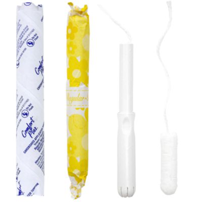 Comfort Plus Cardboard Applicator Tampon Vended Tube, Regular Absorbency, 200/Carton