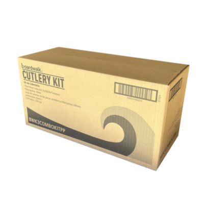 Three-Piece Cutlery Kit, Mediumweight, Fork/Knife/Spoon, 6.97