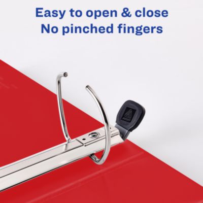 Heavy-Duty View Binder with DuraHinge and One Touch EZD Rings, 3 Rings, 1