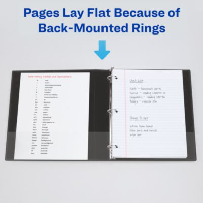 Heavy-Duty View Binder with DuraHinge and One Touch EZD Rings, 3 Rings, 1