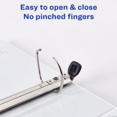 Heavy-Duty View Binder with DuraHinge and One Touch EZD Rings, 3 Rings, 2