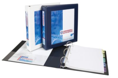 Framed View Heavy-Duty Binders, 3 Rings, 1