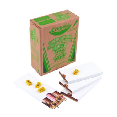 Colors of the World Colored Pencils Classpack Set, 24 Assorted Lead and Barrel Colors, 240/Pack