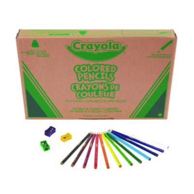 Color Pencil Classpack Set with (240) Pencils and (12) Pencil Sharpeners, Assorted Lead and Barrel Colors, 240/Pack