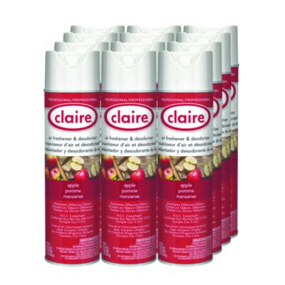 Aerosol Air Freshener and Deodorizer, Apple, 10 oz Aerosol Spray, 12/Carton