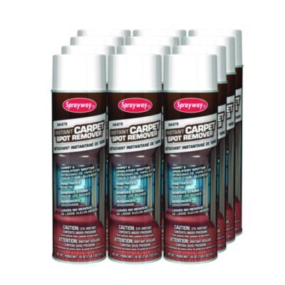 Instant Carpet Spot Remover, 18 oz Aerosol Spray, 12/Carton