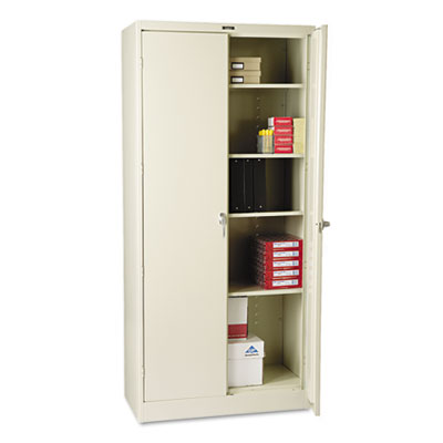 78" High Deluxe Cabinet, 36w x 18d x 78h, Putty TNN1870PY
