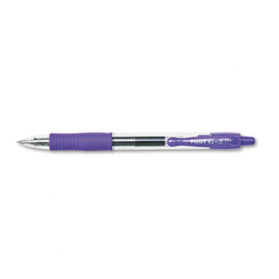 G2 Gel Roller Ball Pen, Retractable, Purple Ink, 0.5mm Extra Fine 