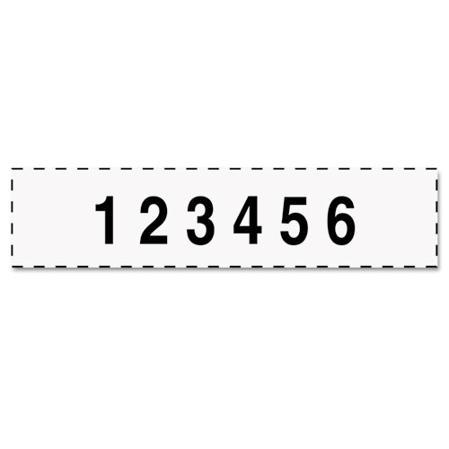 Image of Trodat® Professional Self-Inking Numberer, Six Bands/Digits, Type Size: 1 1/2, Black